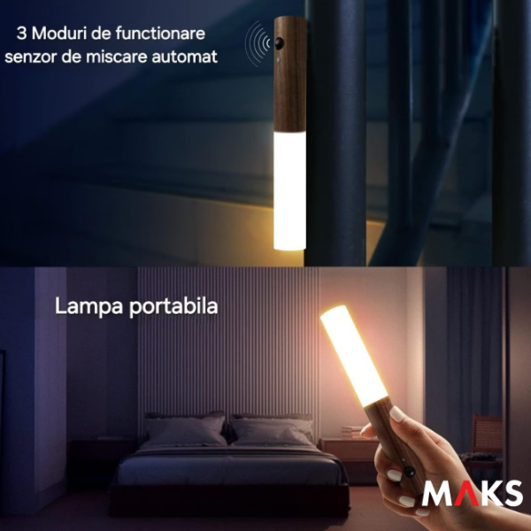 Lampa LED MAKS Senzoriala Magnetica